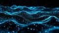 Graphic background. Code matrix made out of big data. Rendering in 3D.