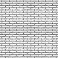 Graphic brick wall drawn in the engraving technique Royalty Free Stock Photo