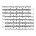Graphic brick wall drawn in the engraving technique Royalty Free Stock Photo