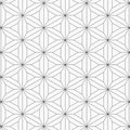 Geometric vector pattern, repeating linear triangle Royalty Free Stock Photo