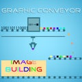 Graphic conveyor. Imaging pixel process