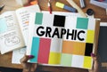 Graphic Creative Design Visual Art Concept Royalty Free Stock Photo