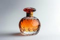 Graphic decorative perfume bottle design isolated on white background, high resolution, high quality Royalty Free Stock Photo