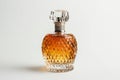 Graphic decorative perfume bottle design isolated on white background, high resolution, high quality Royalty Free Stock Photo