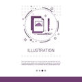 Graphic Design Illustration Development Computer Programming Technology Banner With Copy Space