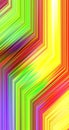 graphic design image with a downward stripe pattern. bright colors beautify existing patterns.