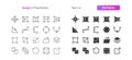 Graphic Design UI Pixel Perfect Well-crafted Vector Thin Line And Solid Icons 30 3x Grid for Web Graphics and Apps.