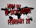 Graphic design World Day of Social Justice related