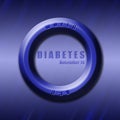 Graphic design World Diabetes Day related