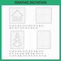 Graphic dictation. Educational games for kids.