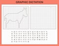 Graphic dictation. Educational games for kids.