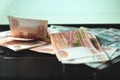 Russian money against the background of the dynamics of the exchange rate