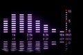 Graphic equalizer Royalty Free Stock Photo