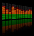 Graphic Equalizer Royalty Free Stock Photo