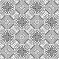 Graphic ethnic ornament design. Vector seamless texture for wall