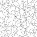 Graphic fetus pattern