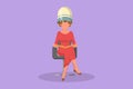 Graphic flat design drawing young woman with old hair dryer reads newspaper or magazine pop art and waiting for result. Hair style