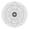 Graphic, geometric decorative, mandalas or henna design in Royalty Free Stock Photo