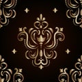 Graphic golden pattern