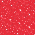 Graphic illustration of abstract backgrond red color and white for t-shirt pattern and more