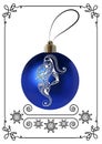 Graphic illustration with Christmas decoration 35