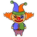 clown mascot style chibi
