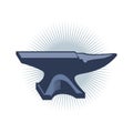 Graphic illustration of an iron anvil Royalty Free Stock Photo