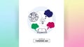 World Thinking Day concept with open book lightbulb and globe idea knowledge Royalty Free Stock Photo