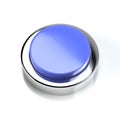 3d rendering of round switch button Royalty Free Stock Photo