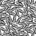 Graphic olive branch pattern