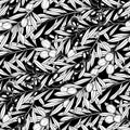 Graphic olive pattern Royalty Free Stock Photo