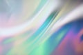 Silver colorful holographic texture foil background. Generative AI