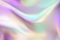 Silver colorful holographic texture foil background. Generative AI