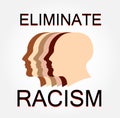 Graphic Showing Elimination of racism