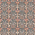 Graphic style regular patterns template with hearts