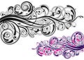 Graphic swirl design