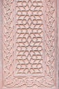 Graphic symbols, patterns and tracery in Agra Fort