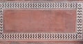 Graphic symbols, patterns and tracery in Agra Fort