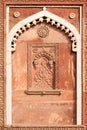 Graphic symbols, patterns and tracery in Agra Fort