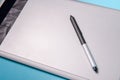 Graphic tablet with pen for illustrators and designers