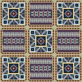 Graphic texture with Mexican pattern 5 Royalty Free Stock Photo