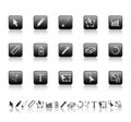 Graphic tools icons.