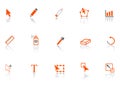 Graphic tools icons.