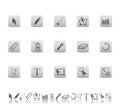 Graphic tools icons.