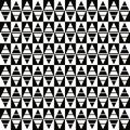 Graphic triangles pattern design Royalty Free Stock Photo