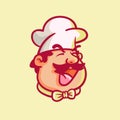 Chef leader illustration logo icon