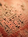 Graphic video card macro shot Royalty Free Stock Photo