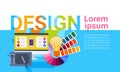 Graphic Web Design Creative Designer Work Equipment Concept Banner