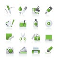 Graphic and web desing icons