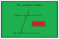 Graphical expression of congruent angles